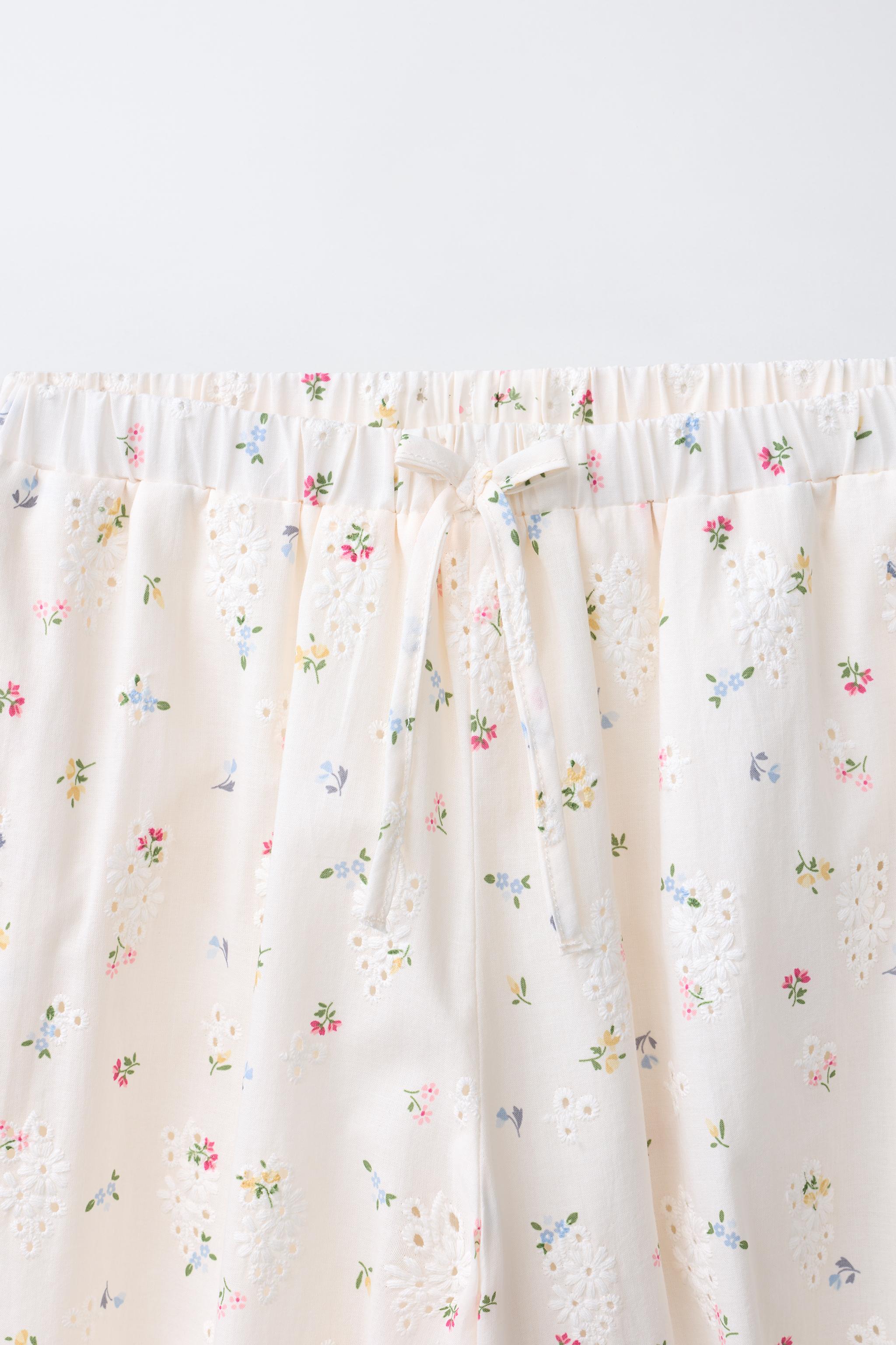 PANTALON BOUFFANT SCHIFFLY AVEC DENTELLE